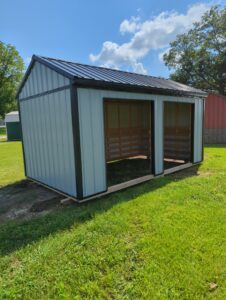 Metal Run In Shed-image