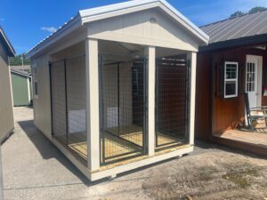 2 Run Dog Kennel-image